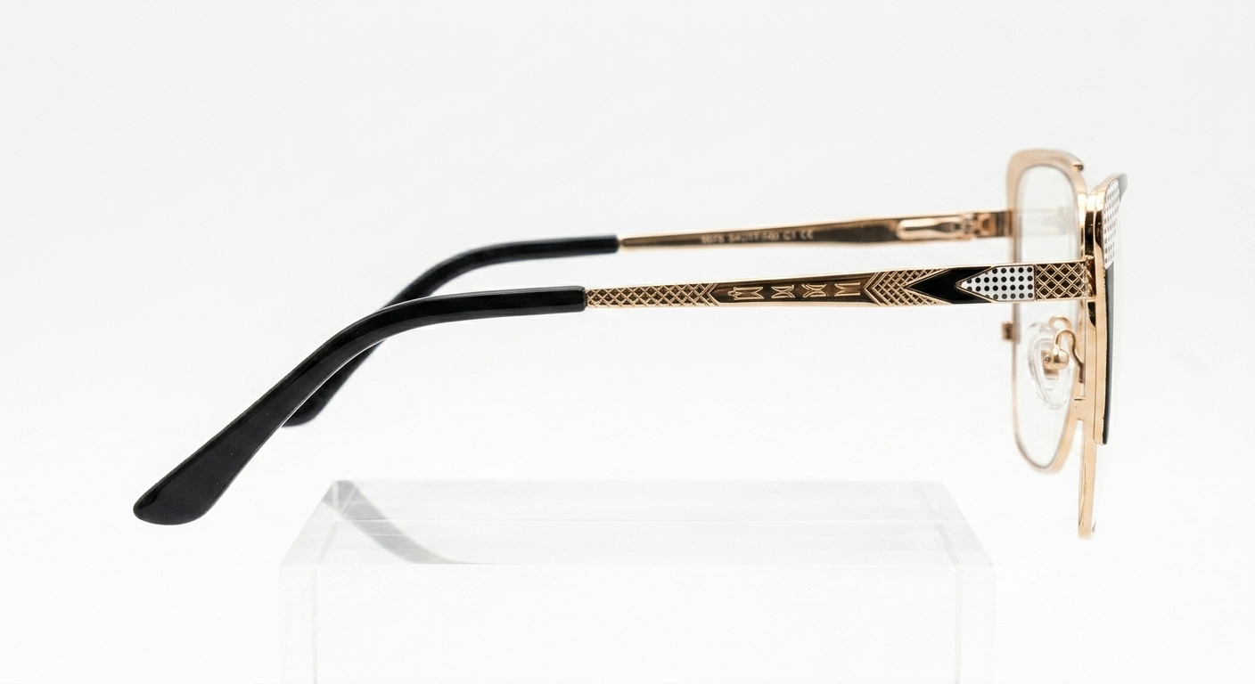 OR Cat-Eye Negro / Dorado 54mm