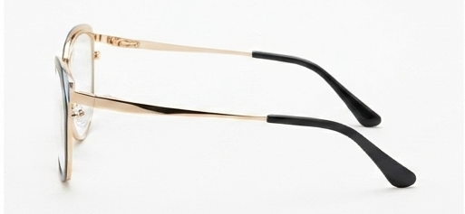 OR Cat-Eye Gris / Negro / Dorado 54mm
