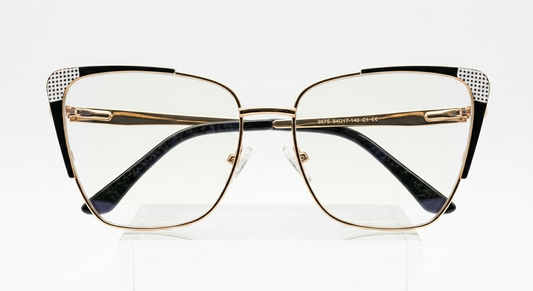 OR Cat-Eye Negro / Dorado 54mm