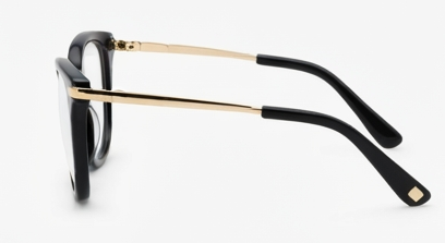 OR Cat-Eye Negro / Dorado 54mm