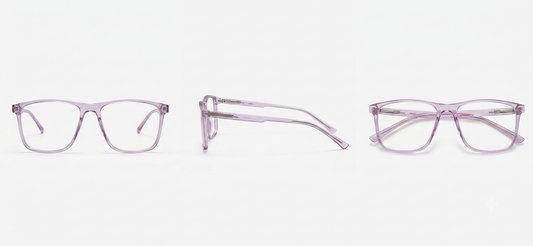 OR Rectangular Morado translucido 52mm