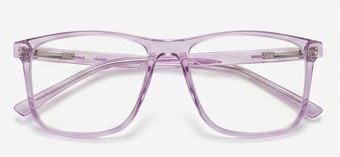 OR Rectangular Morado translucido 52mm